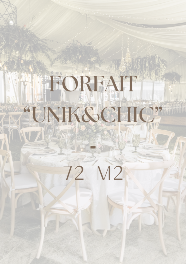 Forfait Unik&Chic - 72m2
