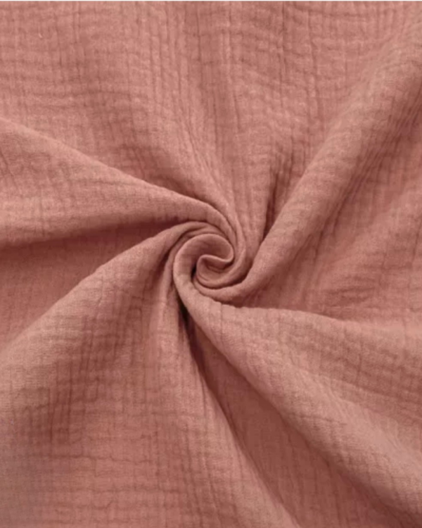 Serviette gaze de coton - Blush