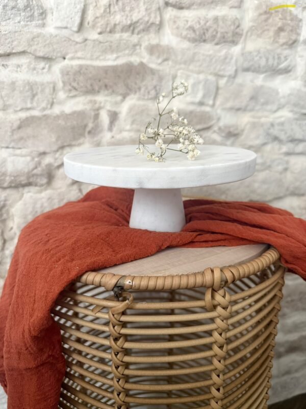 Plat de présentation en marbre
