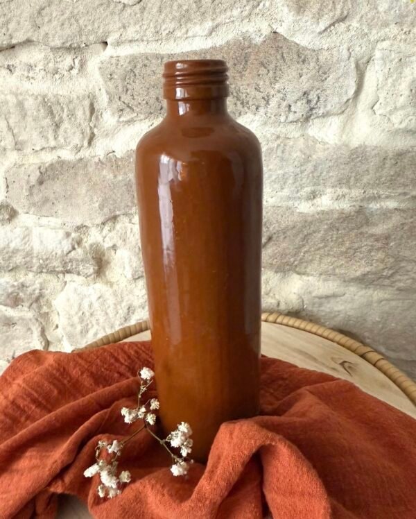 Bouteille vernie Terra Cotta
