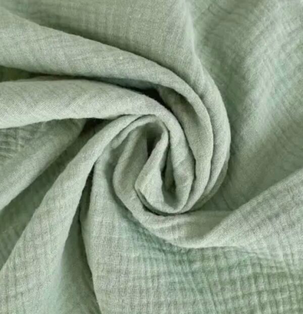 Serviette gaze de coton - Vert sauge