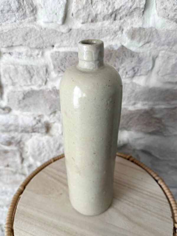 Grande bouteille en grès beige – Image 2