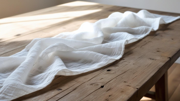 Chemin de table - Blanc pur