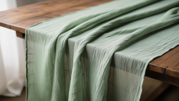 Chemin de table - Vert Sauge