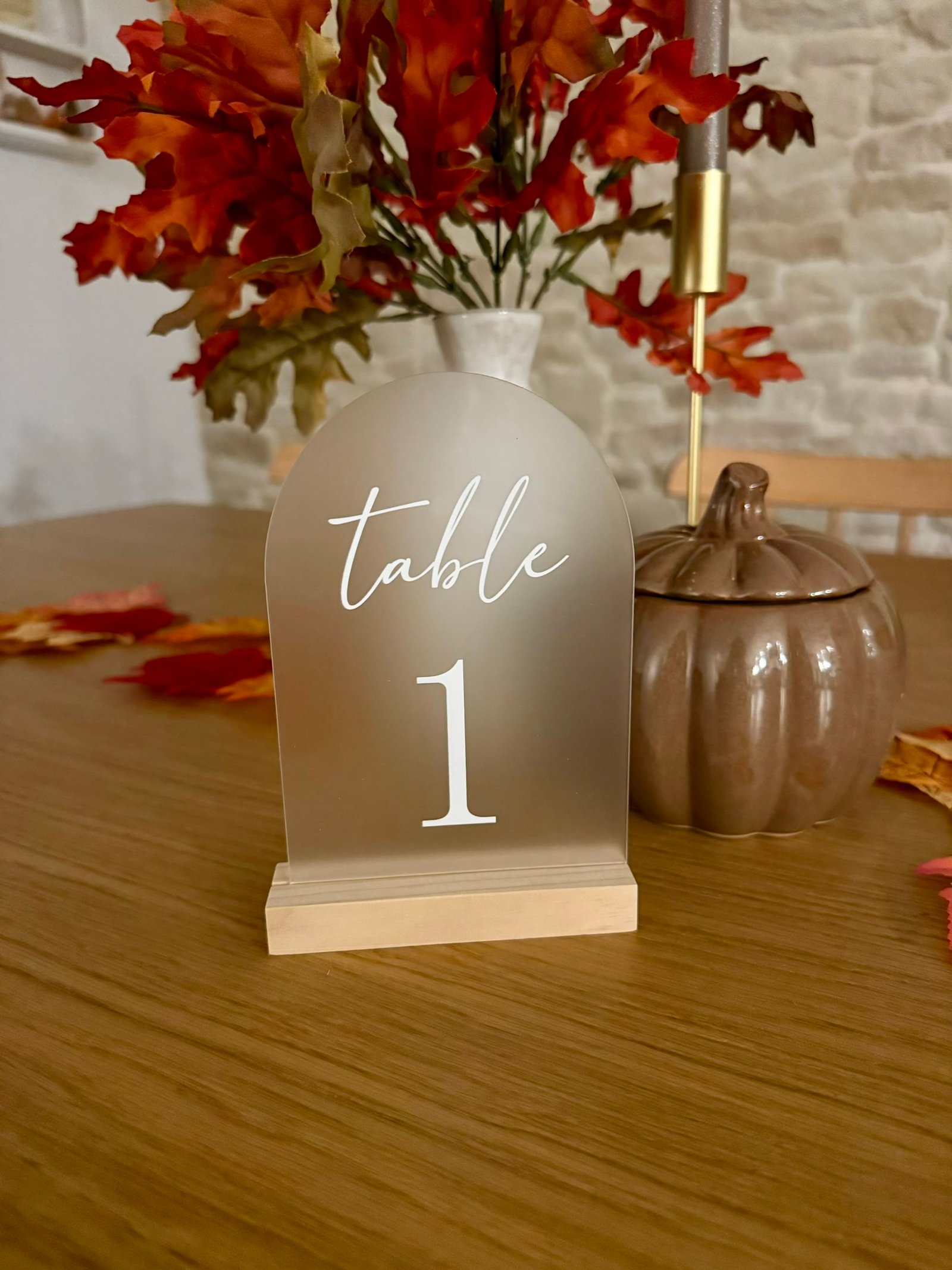 Numéro de table - Arche givrée