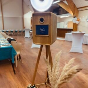 Photobooth en bois pour mariage normandie