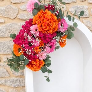 Eclat d'été - composition florale colorée